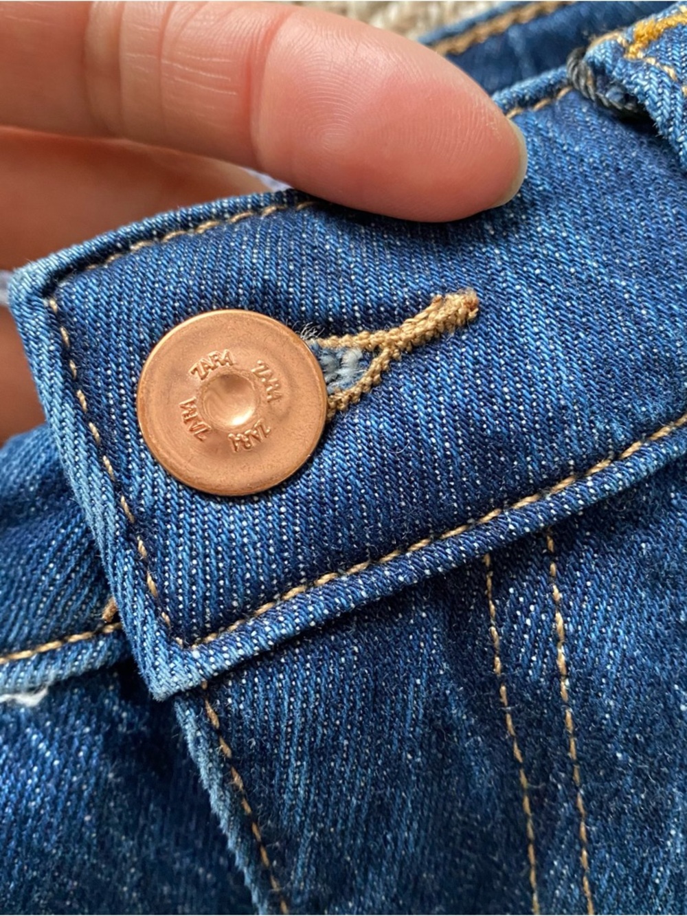 ZARA Dark Wash Ankle Length High Rise Jeans! 👖 - Picture 9 of 17